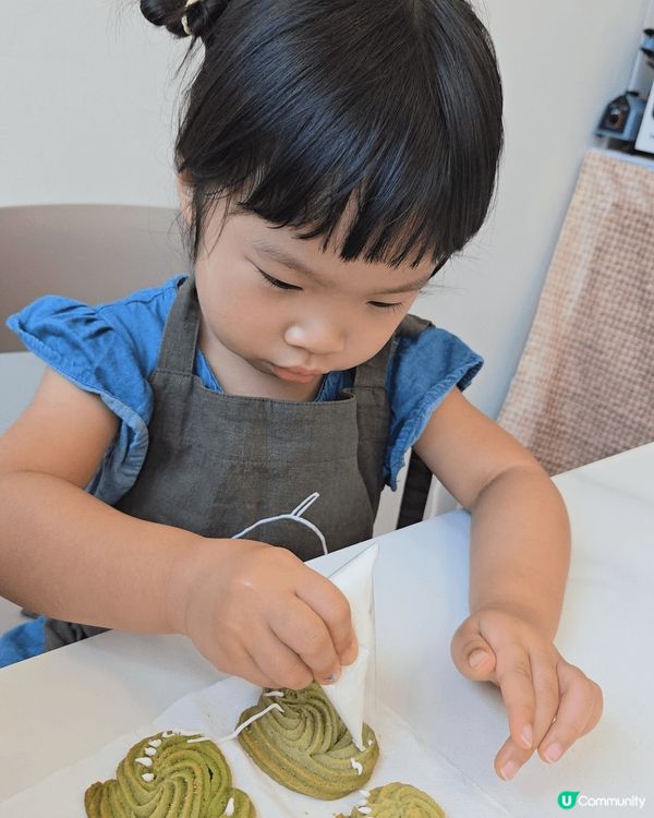 小朋友可以參與曲奇製作，製作獨一無二既作品，特別有滿足感，曲...