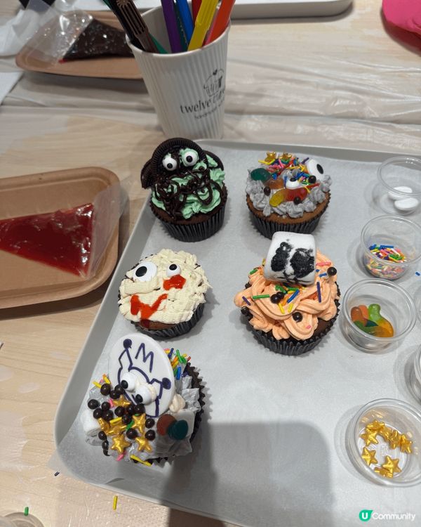 Happy Halloween 🎃 整cup cakes ，...