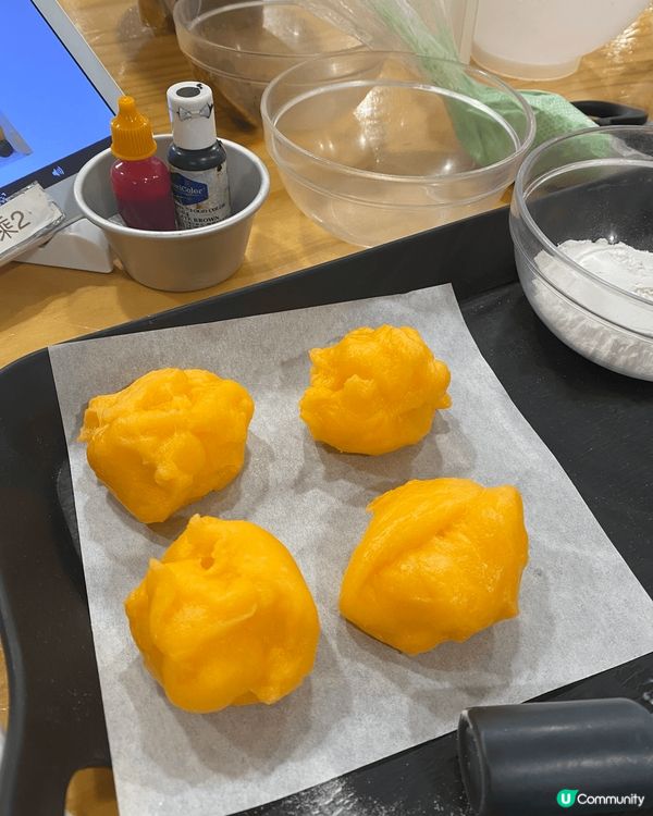 最近係bake your own(BYO) 整左芒果大福！初...