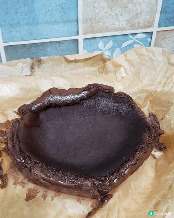 在家自製的巴斯克蛋糕！