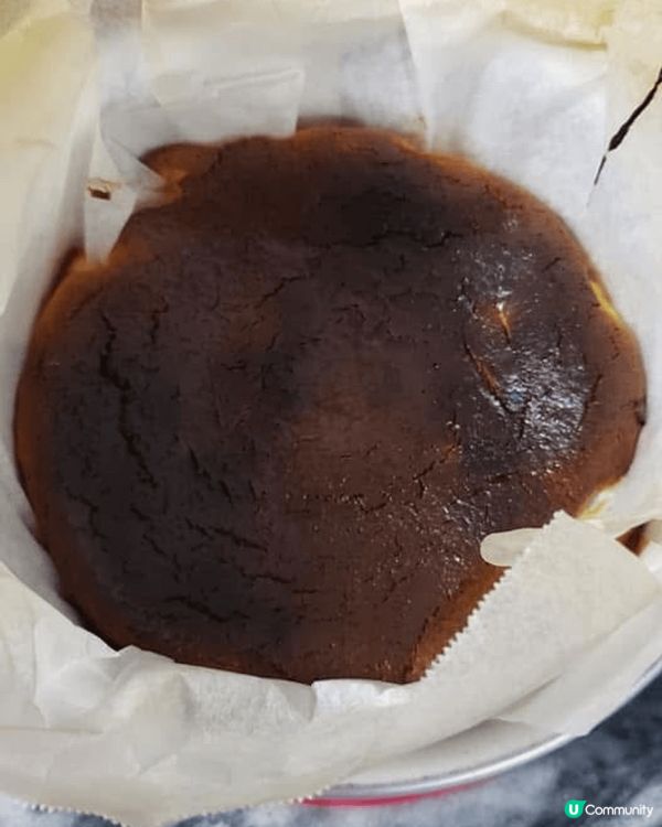 在家自製的巴斯克蛋糕！