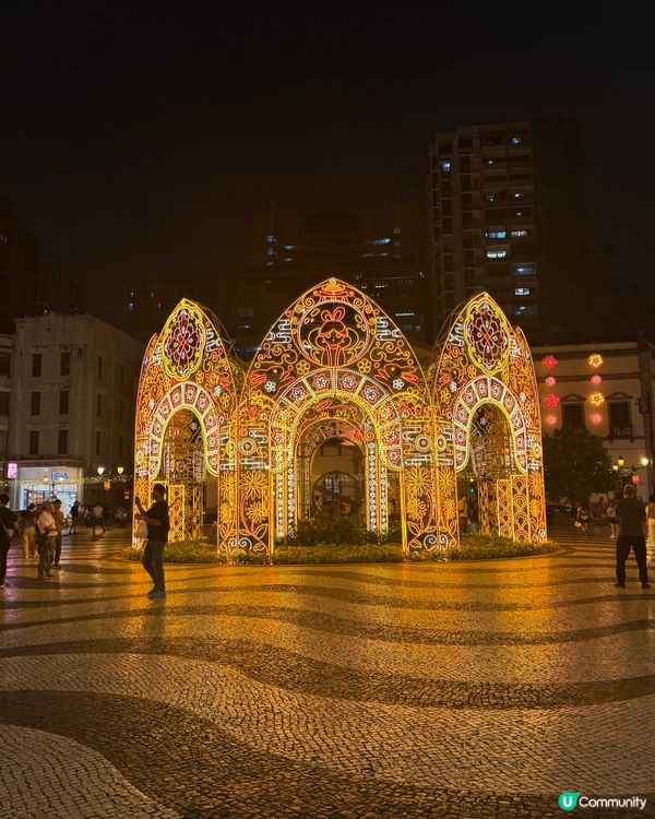 中秋澳門燈飾勁靚！議事亭打卡📸✨