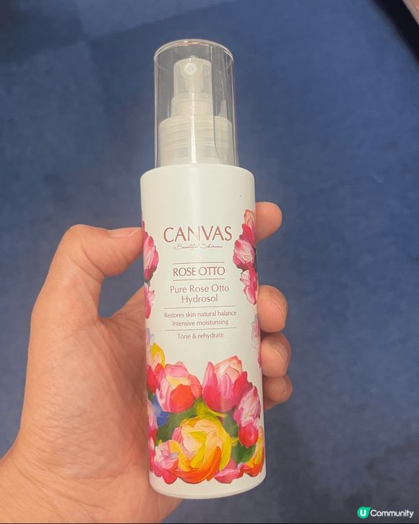 Canvas玫瑰噴霧好好用，當皮膚覺得好乾嘅時候，噴幾下馬上...