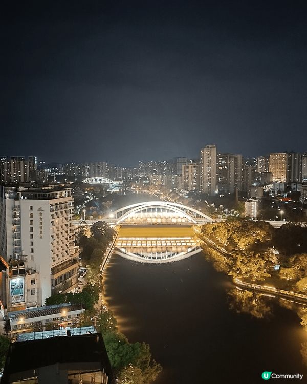 喺中山石岐拍攝嘅夜景！比起香港，中山無咁多高樓大廈，夜景別有...