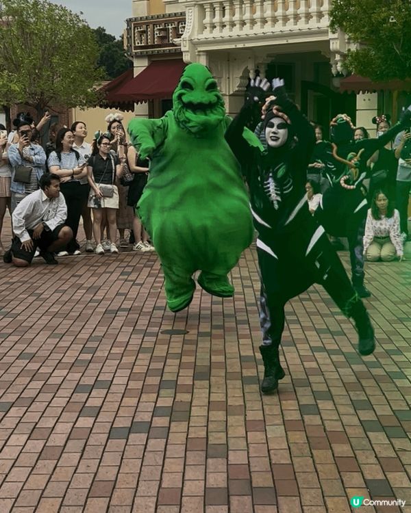 香港迪士尼萬聖節惡人舞動打卡 大街小鎮ooogie boog...