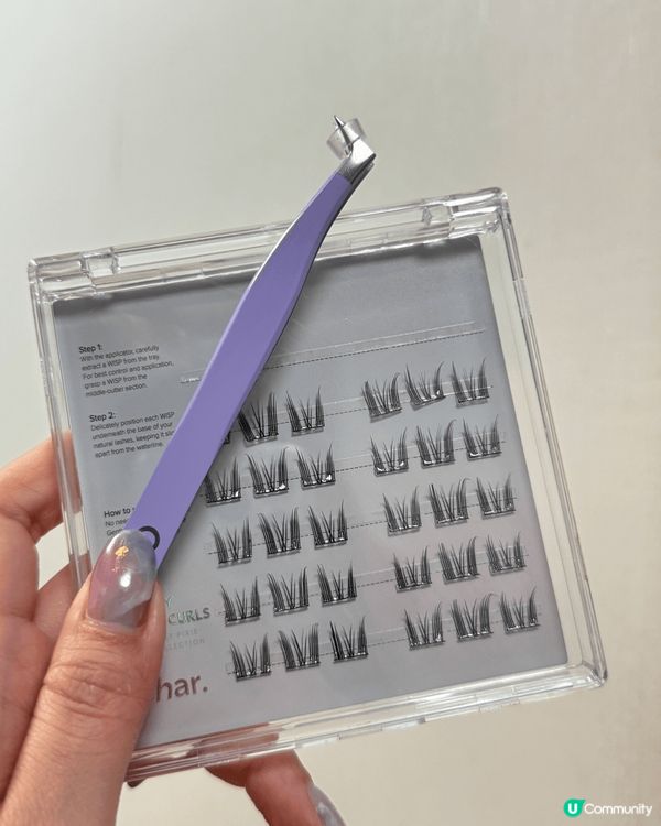 Char 免膠眼睫毛超好用！實在太方便