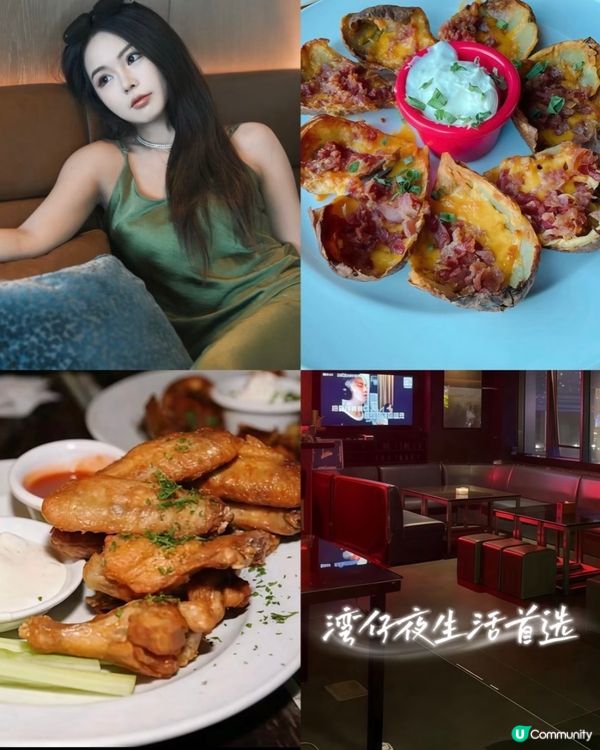 灣仔美食探險😋牆面掛著的復古海報和金屬裝飾隨便搭著都打卡💖