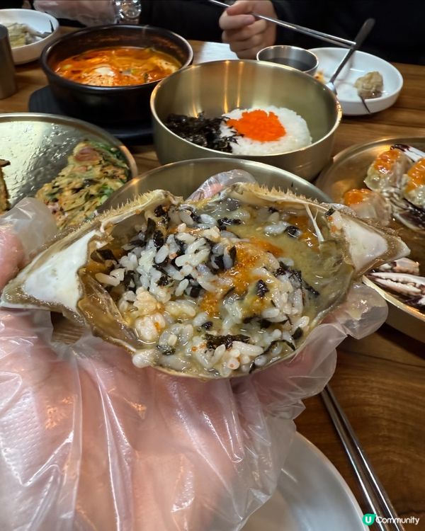 【首爾弘大醬蟹探店】！爆膏醬蟹+料多海鮮煎餅🦐🥢🦀