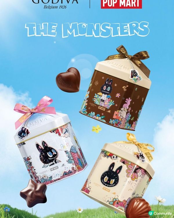 LABUBU X GODIVA 秋季聯乘朱古力系列隆重登場了！