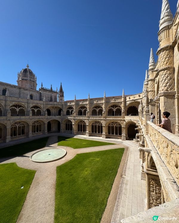 葡萄牙🇵🇹最美修道院：熱羅尼莫斯修道院🤩！里斯本必去