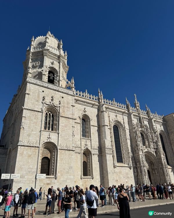 葡萄牙🇵🇹最美修道院：熱羅尼莫斯修道院🤩！里斯本必去