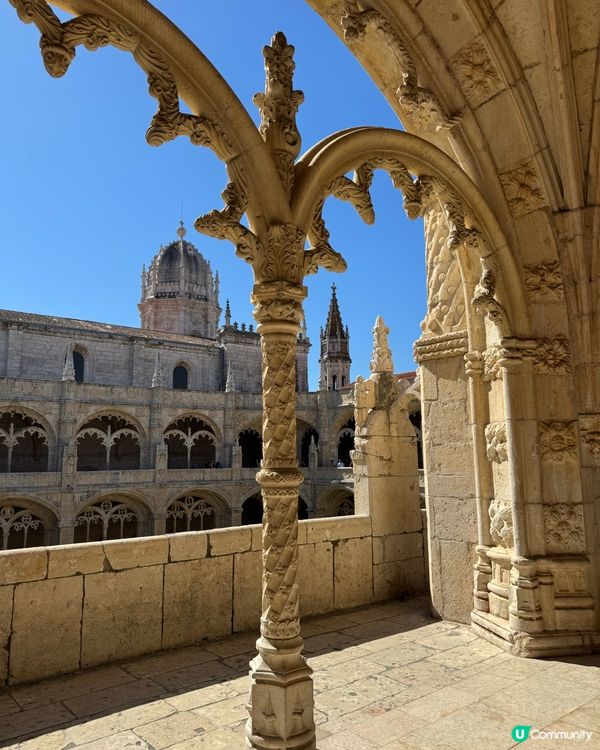 葡萄牙🇵🇹最美修道院：熱羅尼莫斯修道院🤩！里斯本必去