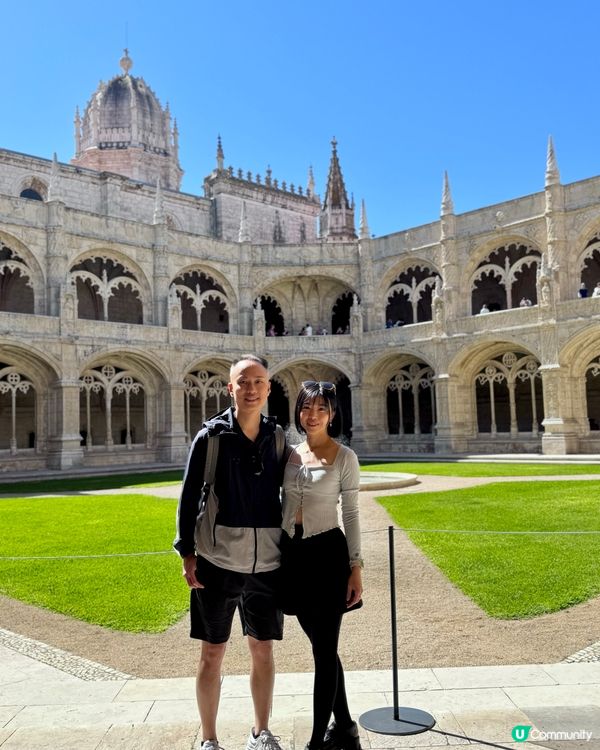 葡萄牙🇵🇹最美修道院：熱羅尼莫斯修道院🤩！里斯本必去
