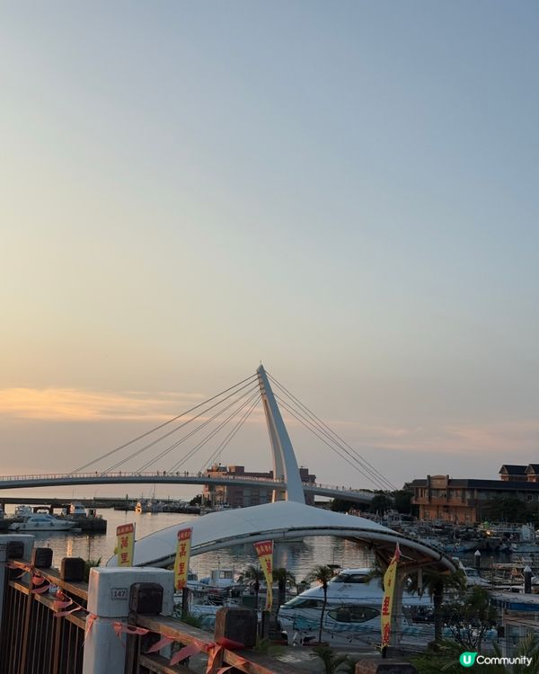 【淡水日落🌅！金色水岸醉人秘境😍】