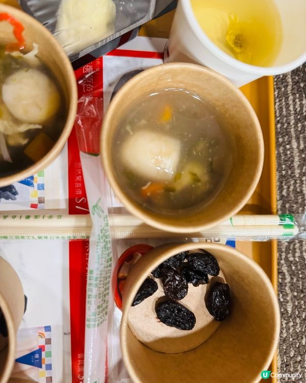 免費食白朱古力榴槤、海鮮羹❤️