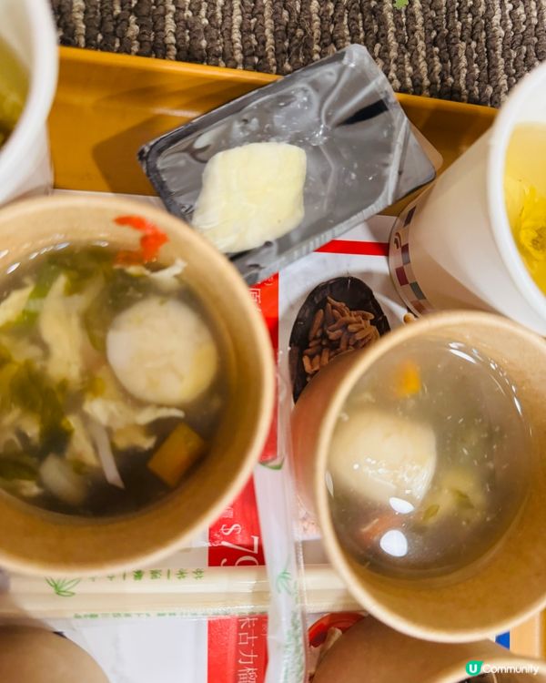 免費食白朱古力榴槤、海鮮羹❤️