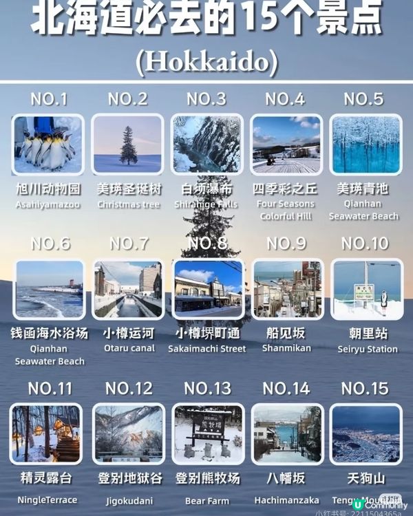 北海道必去的15個景點