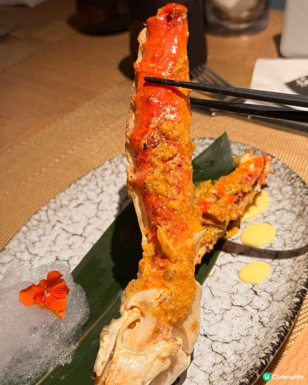 物有所值的「極品蟹粉帝王蟹八道菜盛宴」🧡