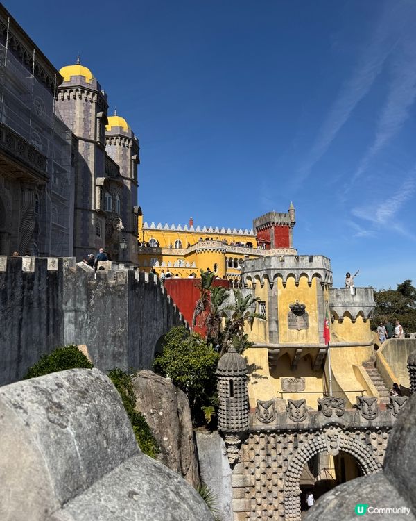 葡萄牙辛特拉必去：佩納宮Pena Palace童話世界✨