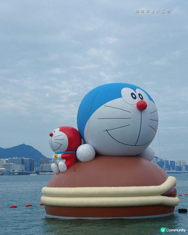 四大人氣IP角色海上雕塑亮相維港