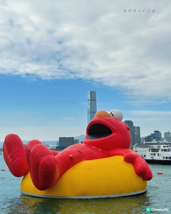 四大人氣IP角色海上雕塑亮相維港