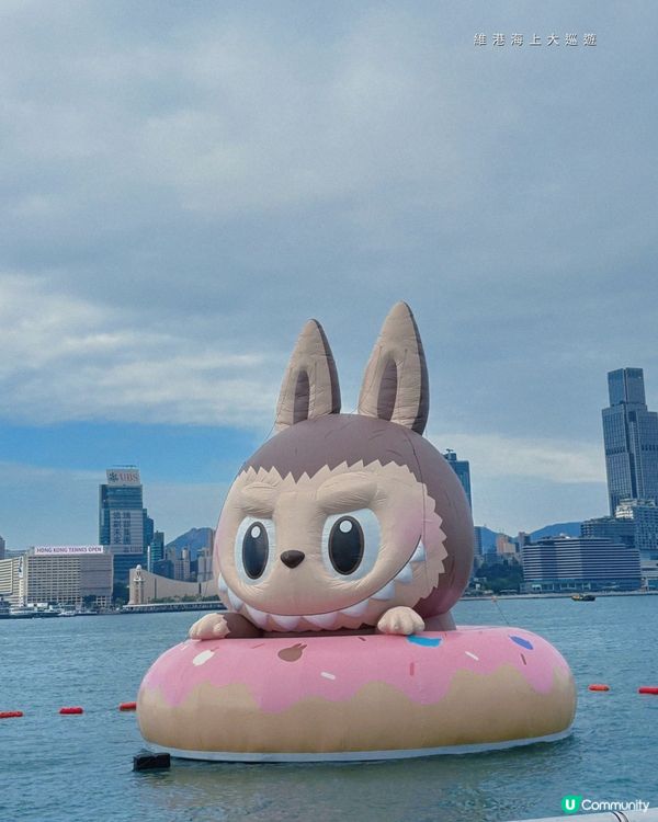 四大人氣IP角色海上雕塑亮相維港