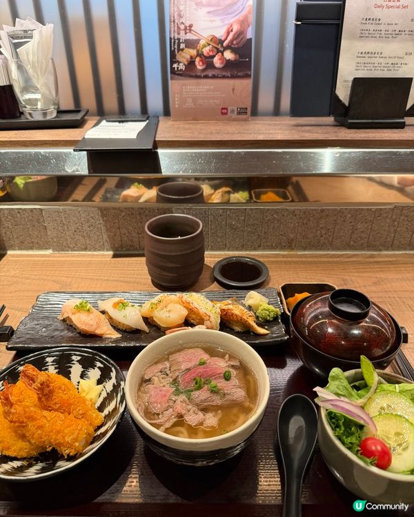 千両午餐😋！刺身定食夠晒料🤤！