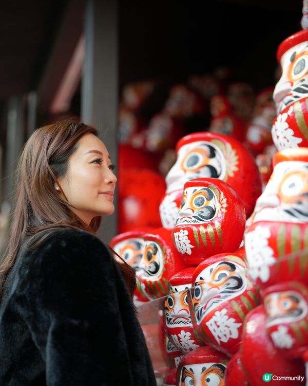 📍勝尾寺求勝運！紅葉達摩打卡📸！