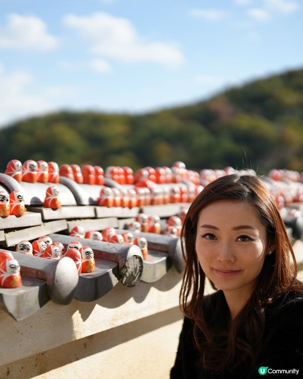 📍勝尾寺求勝運！紅葉達摩打卡📸！