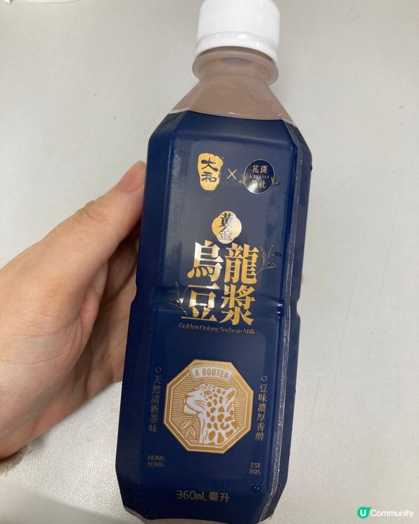 不推飲品～大和x花斑茶舍~烏龍豆漿