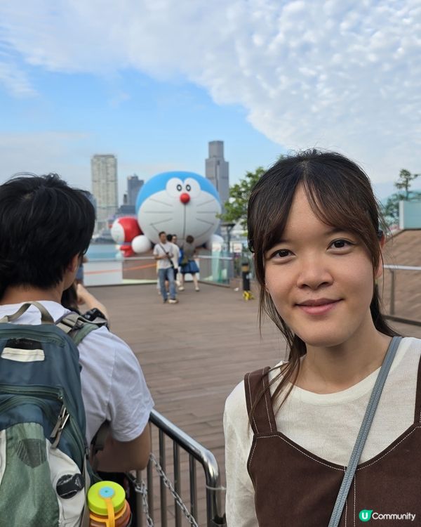 維港巨型雕塑巡遊！📸 多啦A夢打卡位！