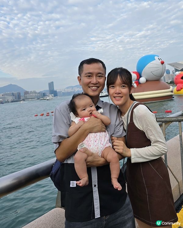 維港巨型雕塑巡遊！📸 多啦A夢打卡位！