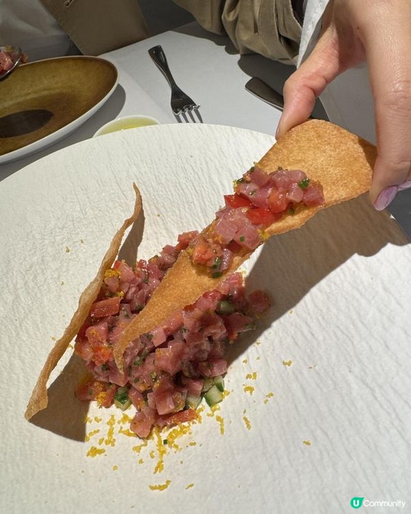 藝術感優雅意大利紅蝦海鮮意粉