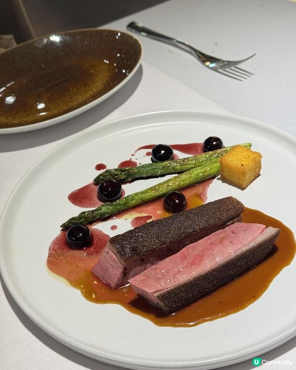 藝術感優雅意大利紅蝦海鮮意粉