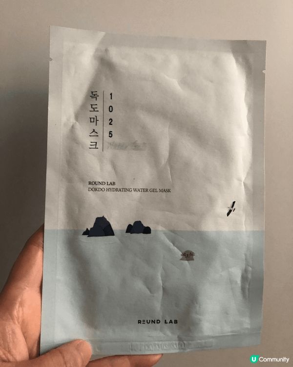獨島1025系列強效保濕水凝面膜