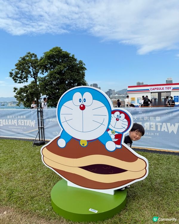 維港海上巡遊勁好玩！多啦A夢超可愛😍📸