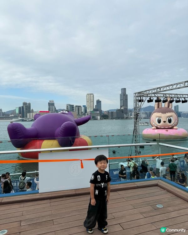 維港海上巡遊勁好玩！多啦A夢超可愛😍📸