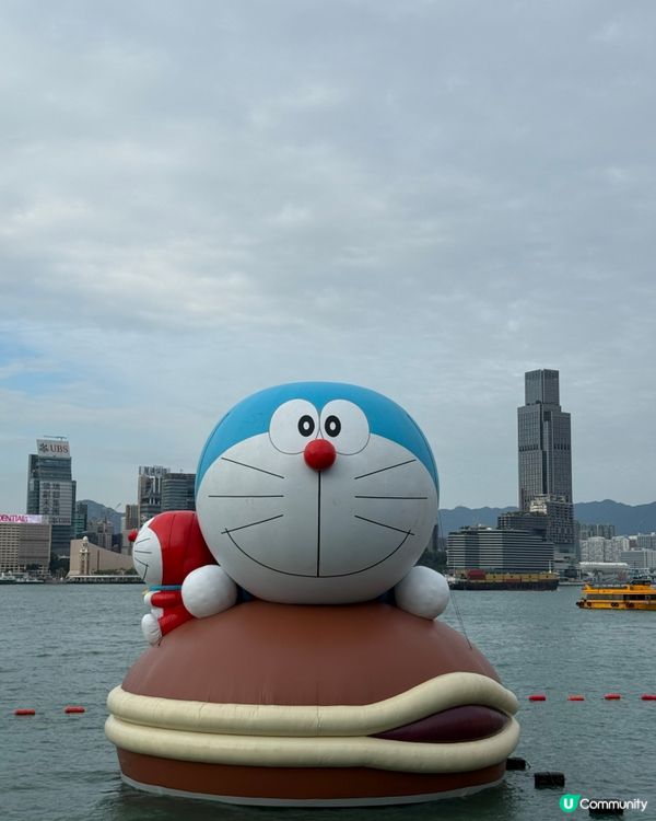 維港海上巡遊勁好玩！多啦A夢超可愛😍📸