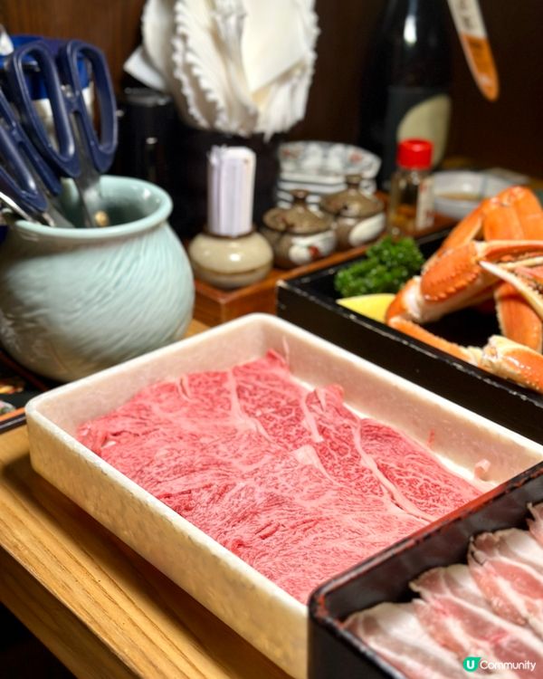 大滿足！和牛松葉蟹日式火鍋放題