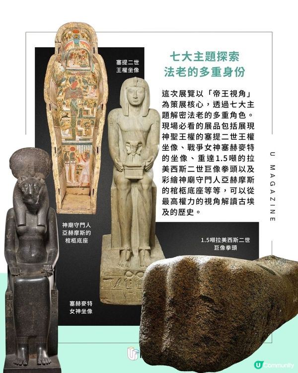 台灣最大規模《埃及之王》展｜從黃金珠寶到法老雕像展出280件文物！