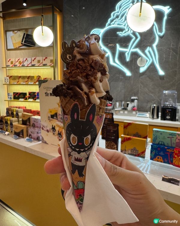GODIVA x LABUBU軟雪糕🍦