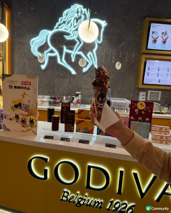 GODIVA x LABUBU軟雪糕🍦