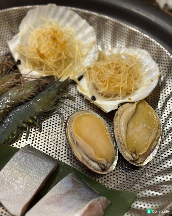 4百幾食咁多海鮮➕粥底➕刺身