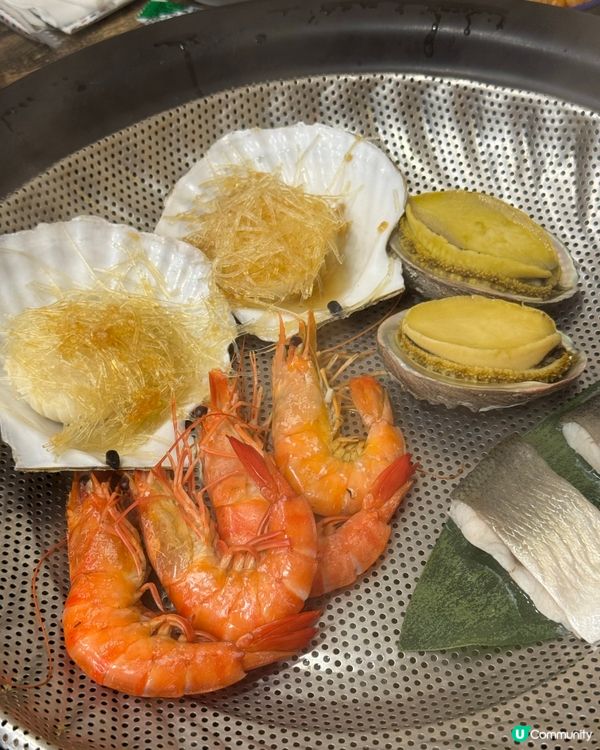 4百幾食咁多海鮮➕粥底➕刺身