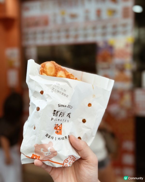 出色芝士豬柳蛋雞蛋仔😍