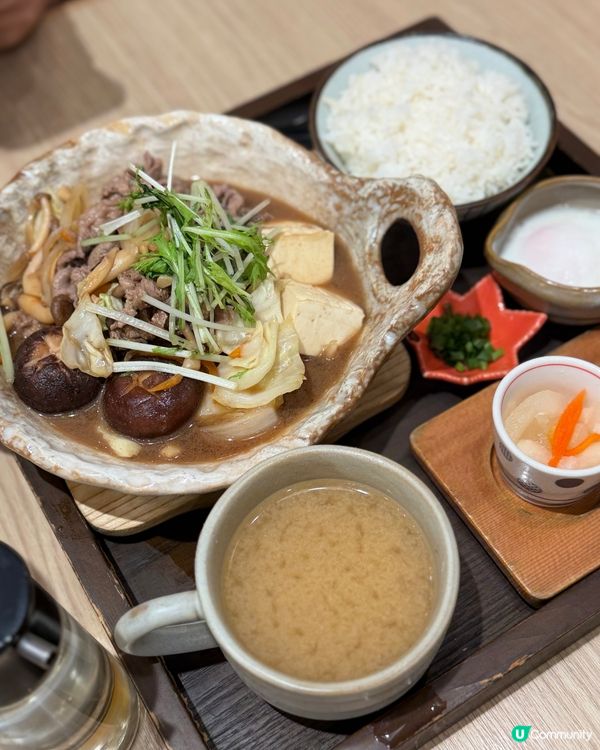 奧海城紅葉茶屋🤤！壽喜燒+抹茶芭菲😋！