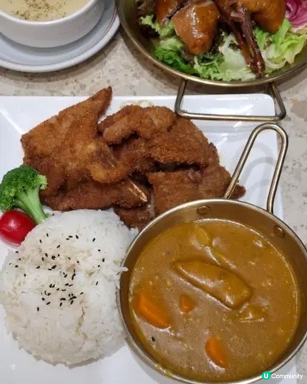 今日放工食好西🤤！炸豬扒飯超正！