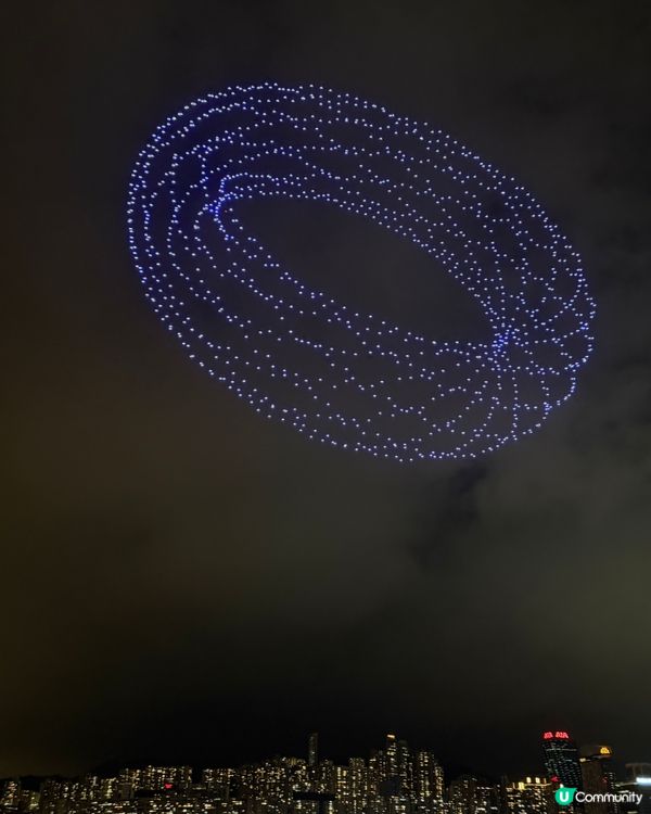 紅磡無人機表演