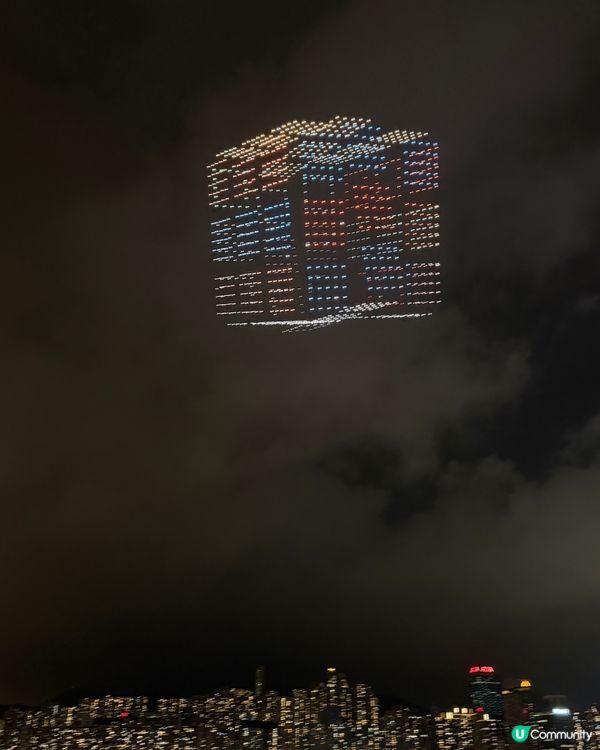 紅磡無人機表演