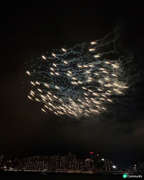 紅磡無人機表演